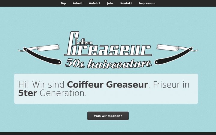 Screenshot of greaseur.de