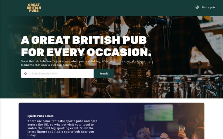 Screenshot of great-british-pubs.co.uk