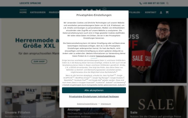 Screenshot of great-max.com