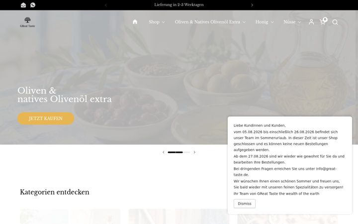 Screenshot of great-taste.de