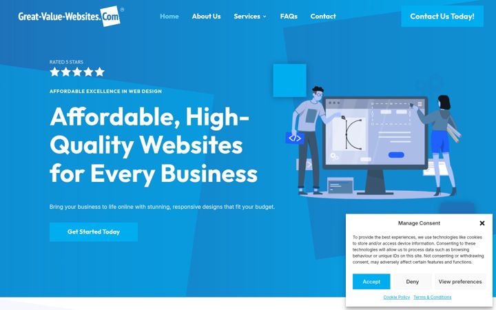 Screenshot of great-value-websites.com