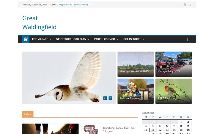 Screenshot of great-waldingfield.uk