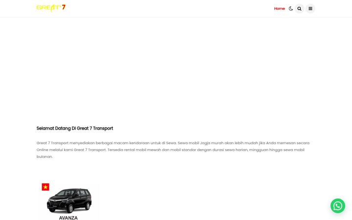 Screenshot of great7transport.com