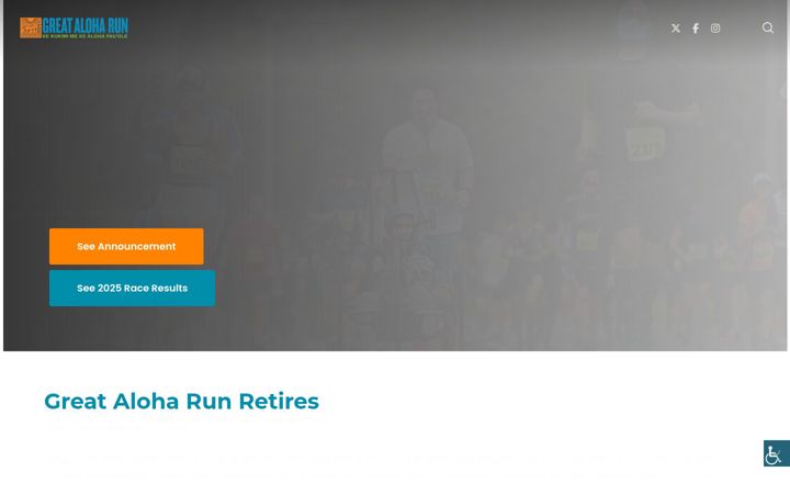 Screenshot of greataloharun.com
