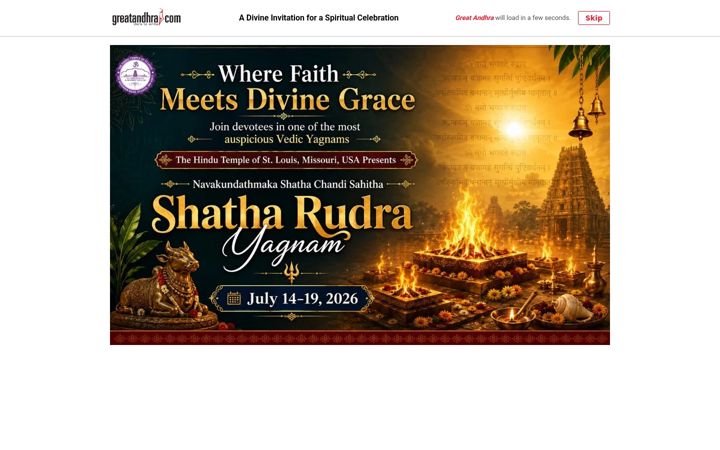 Screenshot of greatandhra.com