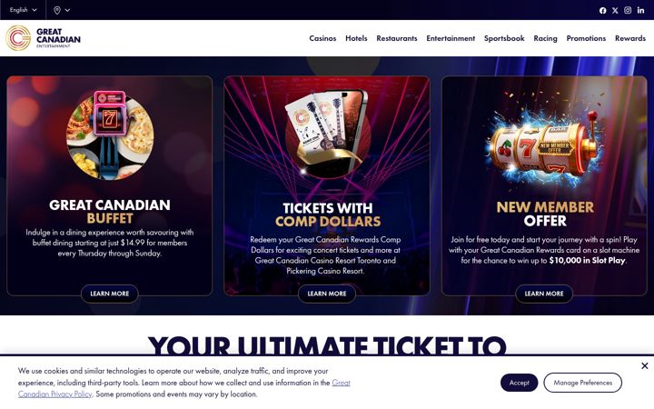 Screenshot of greatcanadian.com