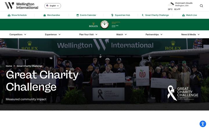 Screenshot of greatcharitychallenge.com
