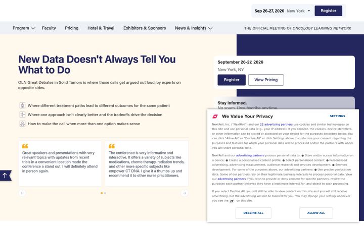 Screenshot of greatdebatesandupdates.com