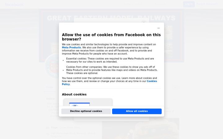 Screenshot of greateasternmodels.co.uk