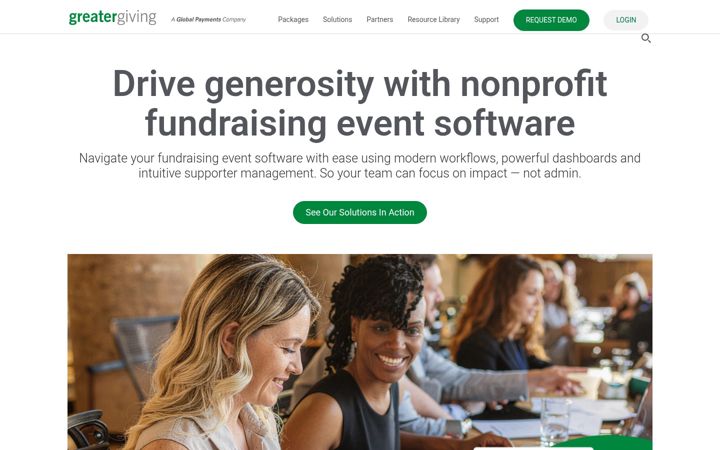 Captura de pantalla de greatergiving.com