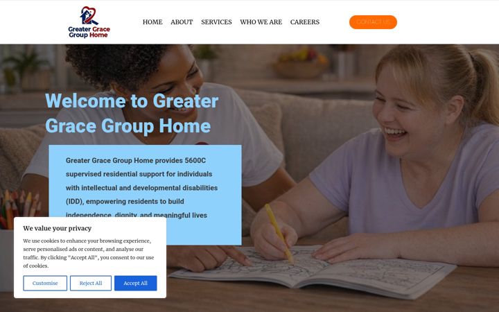 Screenshot of greatergraces.com