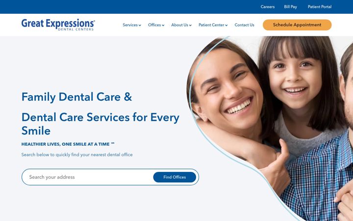 Screenshot of greatexpressions.com