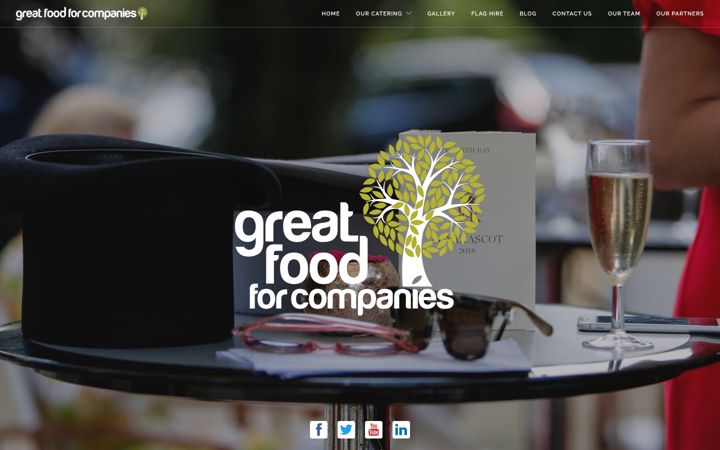 Screenshot of greatfoodforcompanies.co.uk
