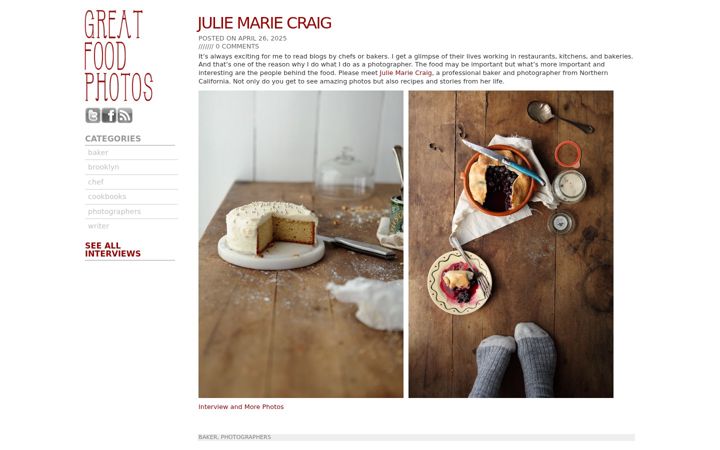 Screenshot of greatfoodphotos.com