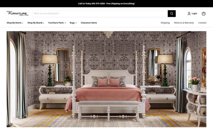 Ekrano kopija greatfurnituredeal.com