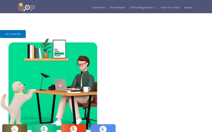 Screenshot of greatguestposts.com