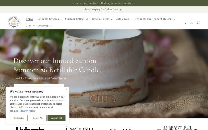 Screenshot of greathousefarmstores.co.uk