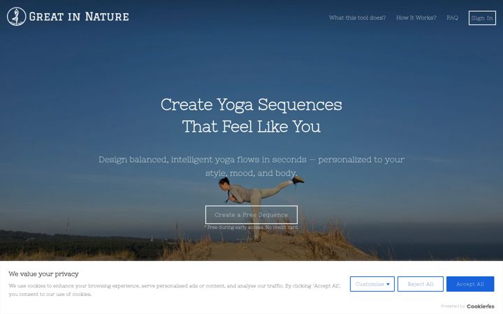 Screenshot of greatinnature.com