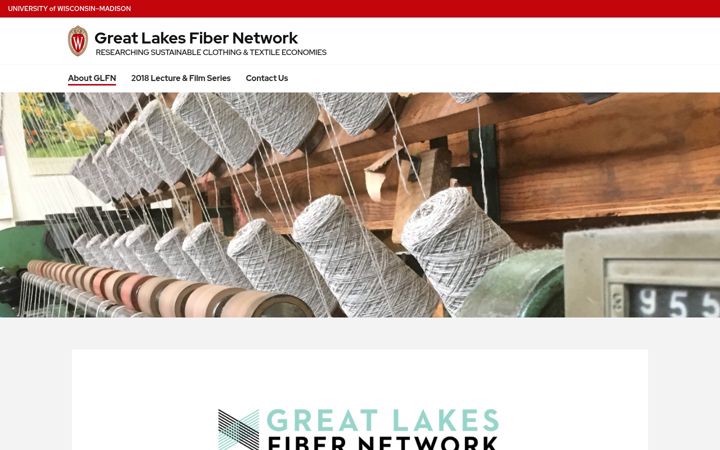 Screenshot of greatlakesfibernetwork.wisc.edu
