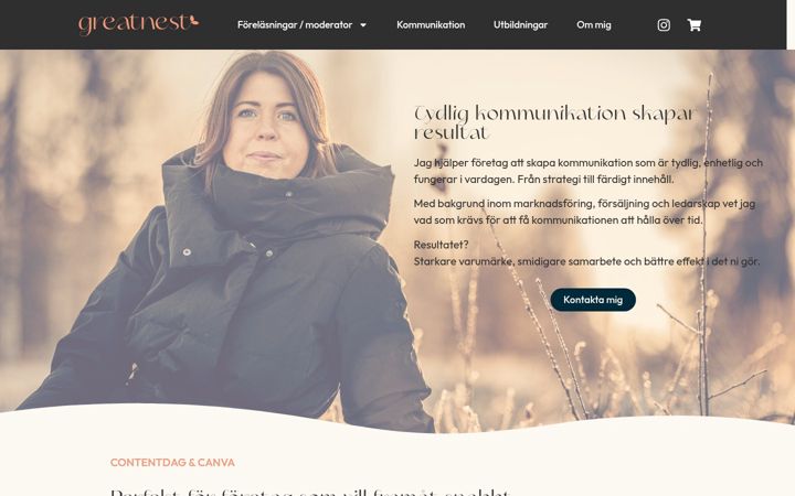 Screenshot of greatnest.se