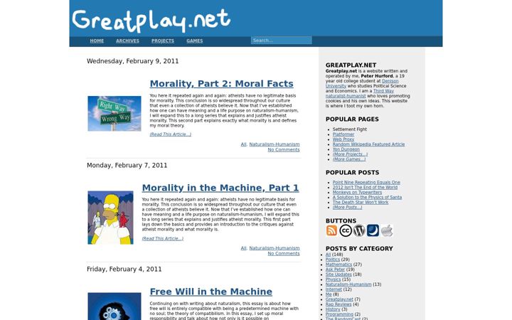 Screenshot of greatplay.net