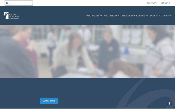 Screenshot of greatschoolspartnership.org