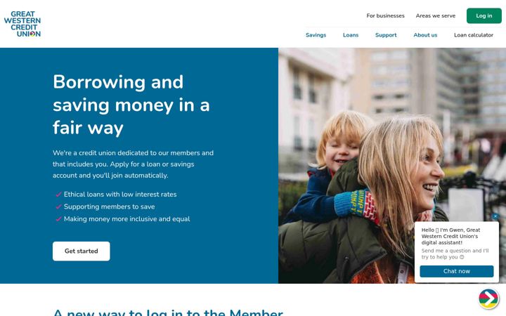 Screenshot of greatwesterncu.org