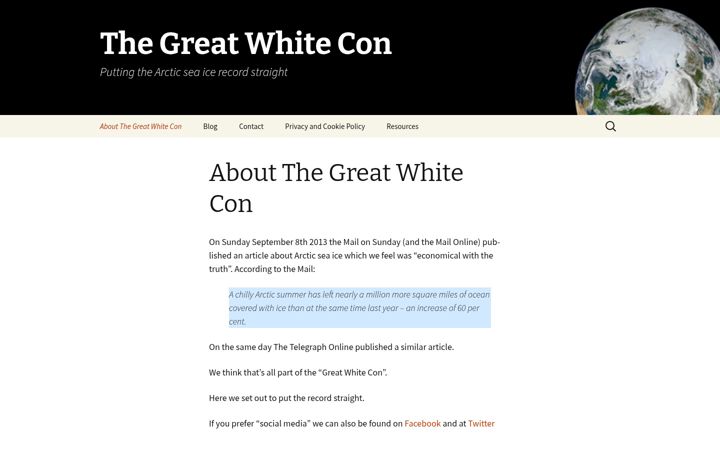 Screenshot of greatwhitecon.info