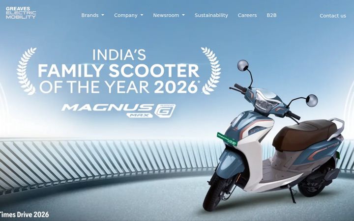 Screenshot of greaveselectricmobility.com