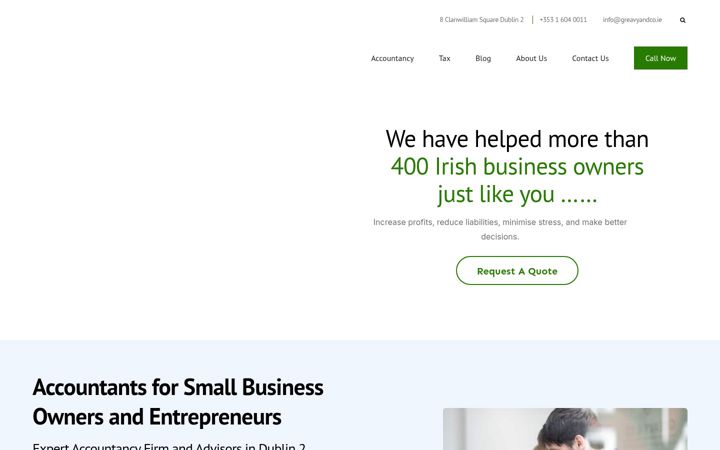 Screenshot of greavyandco.ie