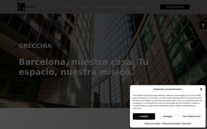 Screenshot of grecchia.com