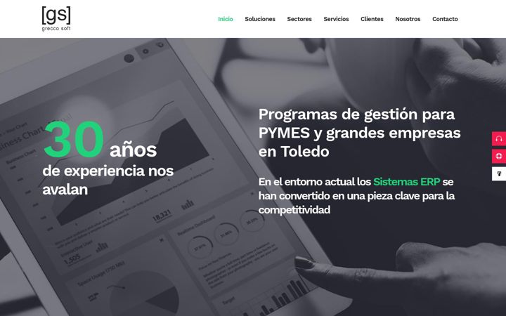 Captura de pantalla de greccosoft.es