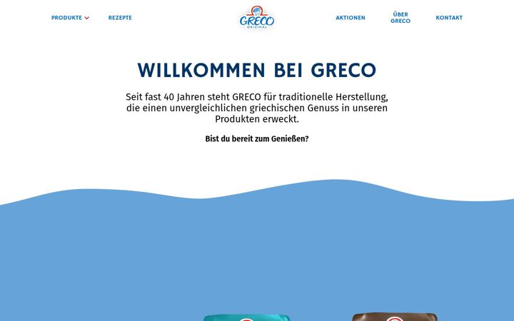 Screenshot of greco-taste.com