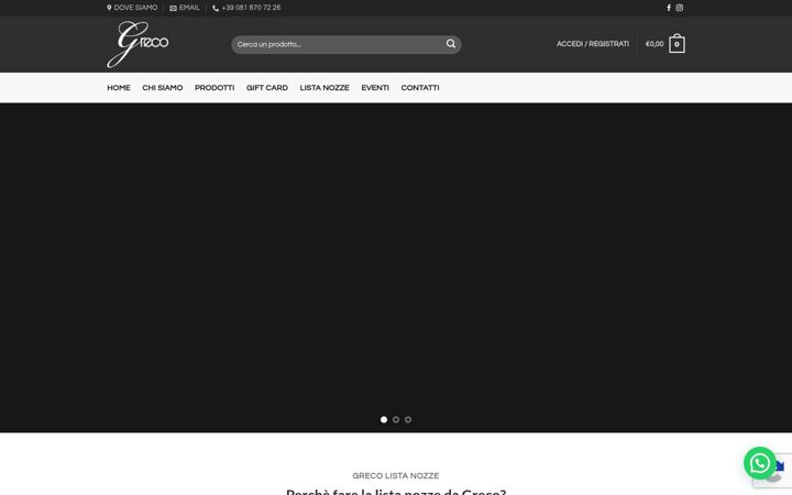 Screenshot of grecohome.it