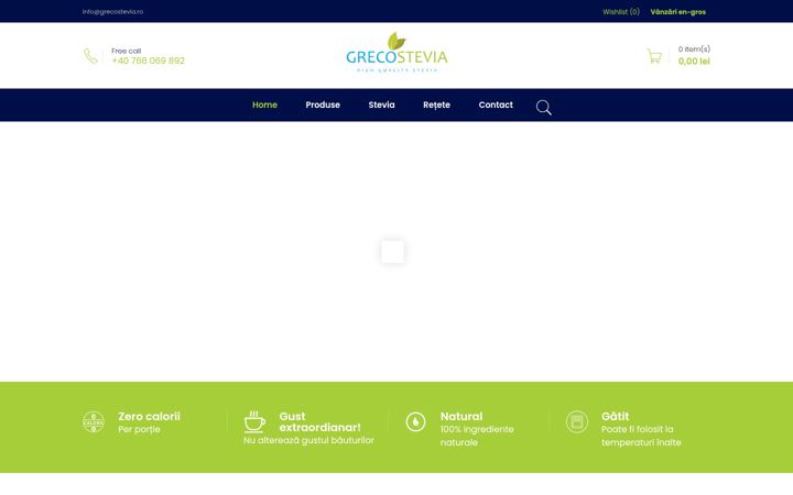 Screenshot von grecostevia.ro