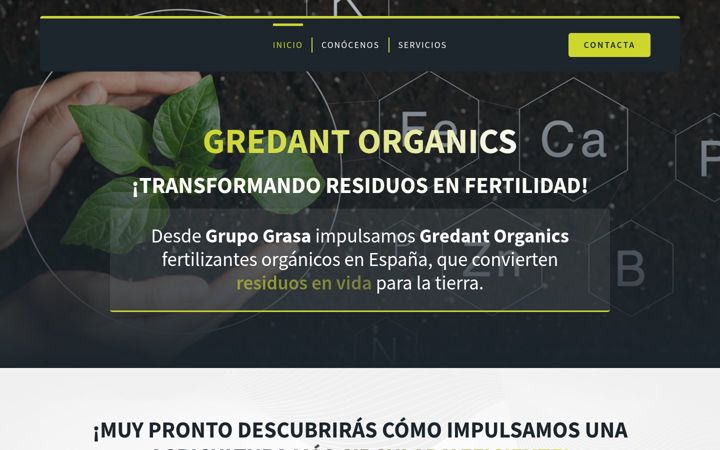 Captură de ecran a gredant.com