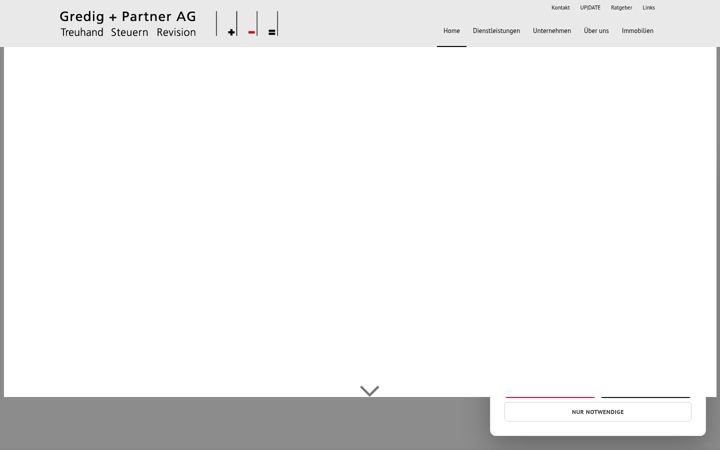 Screenshot of gredig-partner.ch