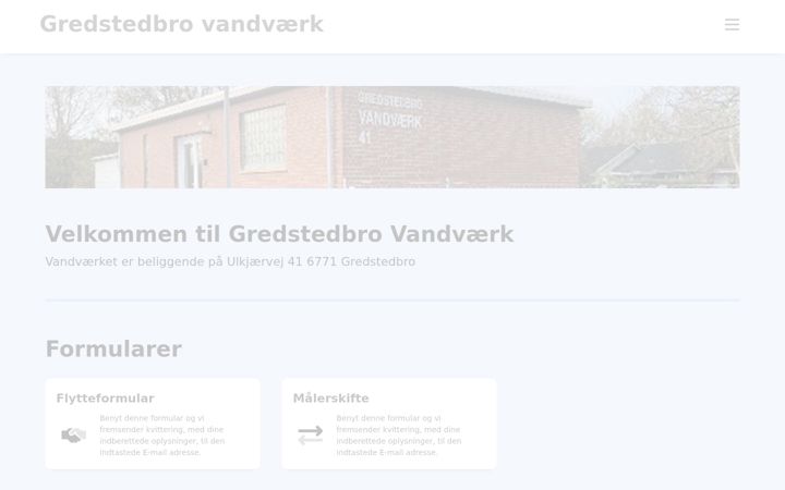 Screenshot of gredstedbrovand.dk