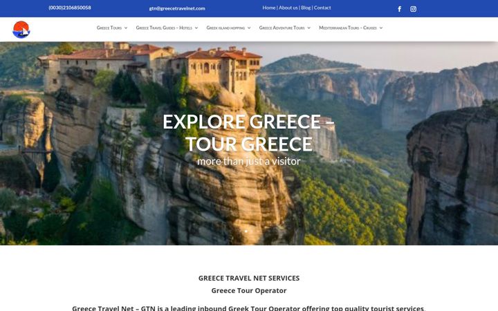 Ekraanipilt saidist greecetravelnet.com