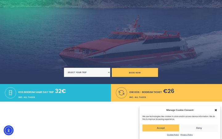 Screenshot of greeceturkeyferries.com