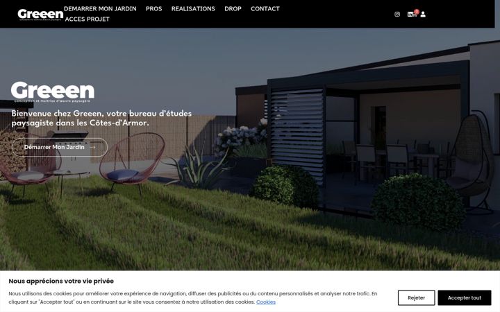 Screenshot of greeen.fr