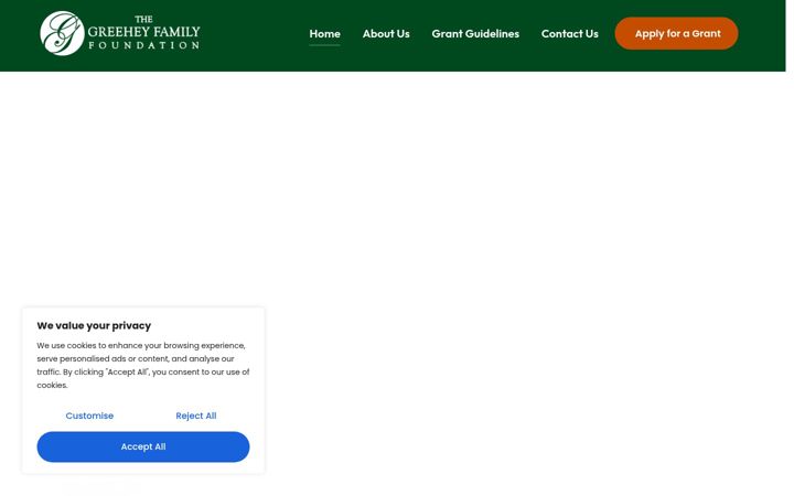 Screenshot of greeheyfoundation.org
