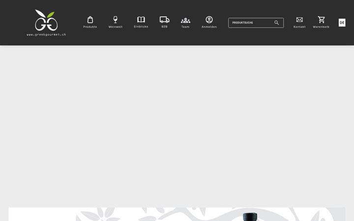Screenshot of greekgourmet.ch