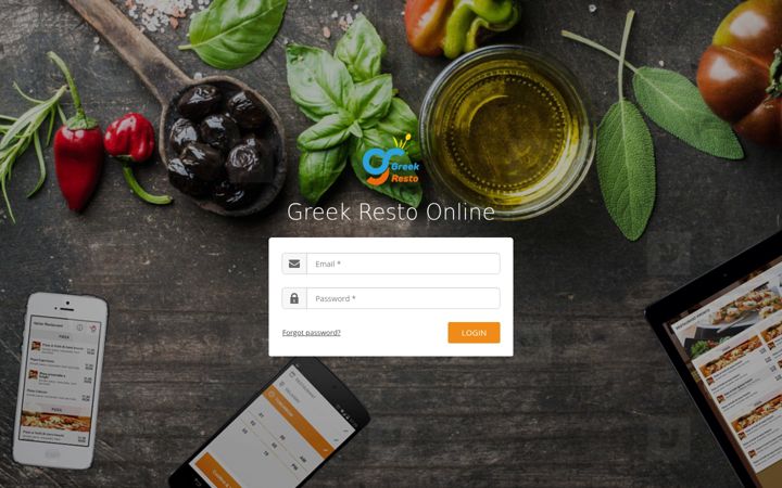 Screenshot of greekresto.com