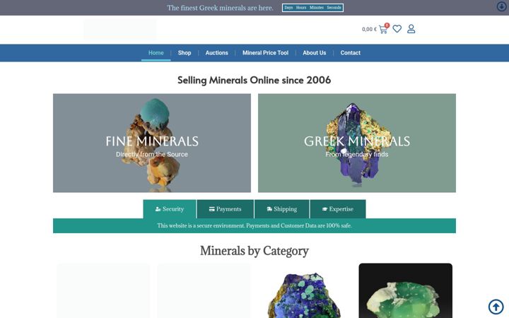 Screenshot of greekrocks.com