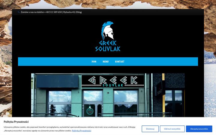 Screenshot of greeksouvlak.pl