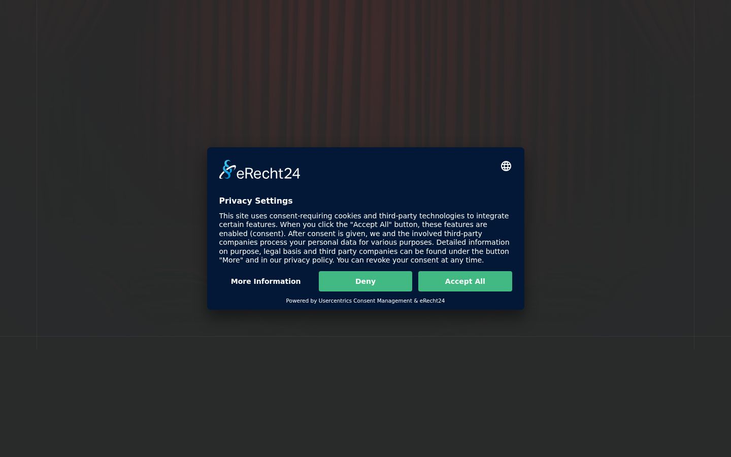 Screenshot tal-banner tal-kunsens muri qabel kwalunkwe interazzjoni