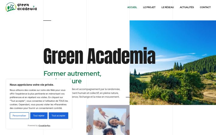 Screenshot of green-academia.fr
