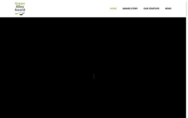 Screenshot von green-alley-award.com