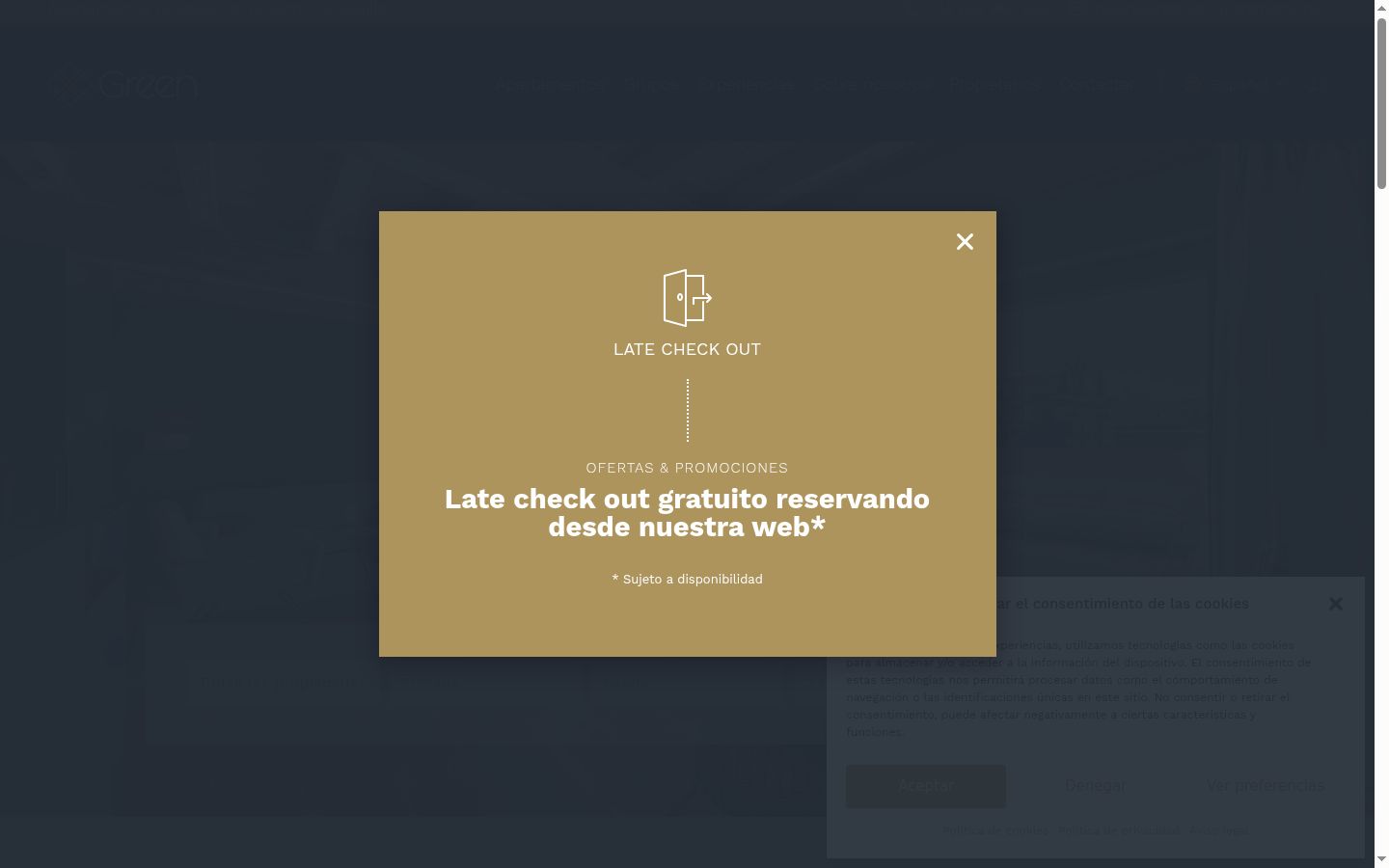 Screenshot van de toestemmingsbanner zoals getoond vóór enige interactie